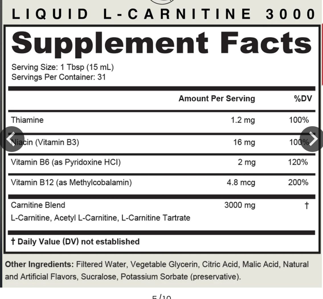 TORK L- Carnitine 3000mg
